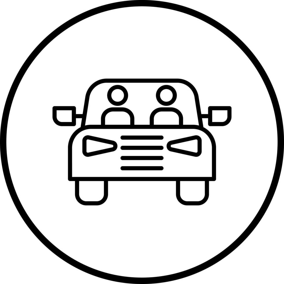 Carpool Vector Icon Style