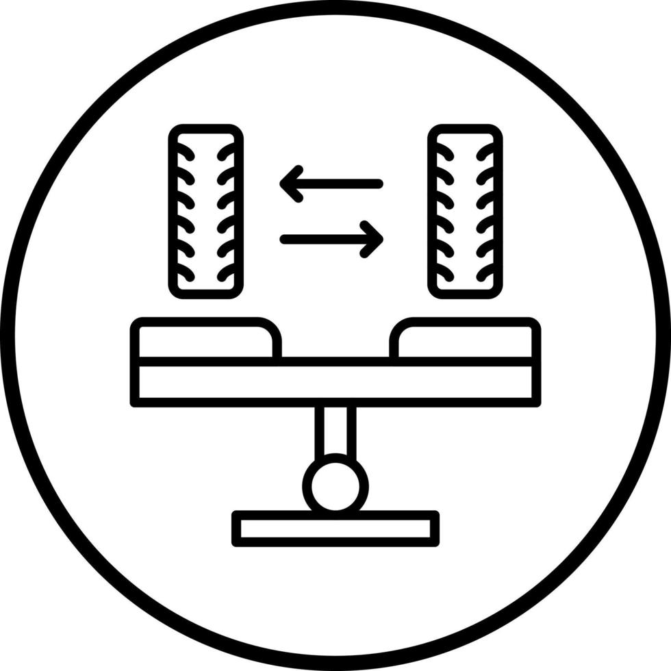 Balancing Vector Icon Style