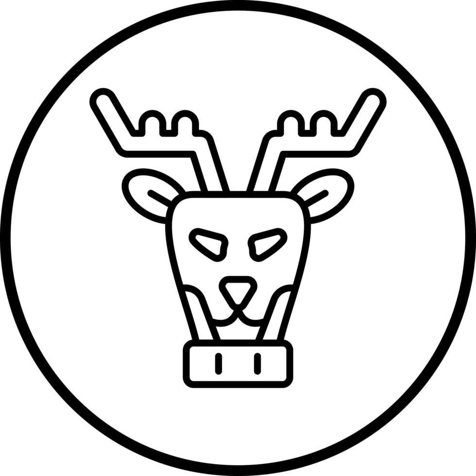 Moose Vector Icon Style