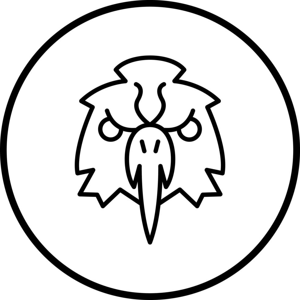 Hawk Vector Icon Style