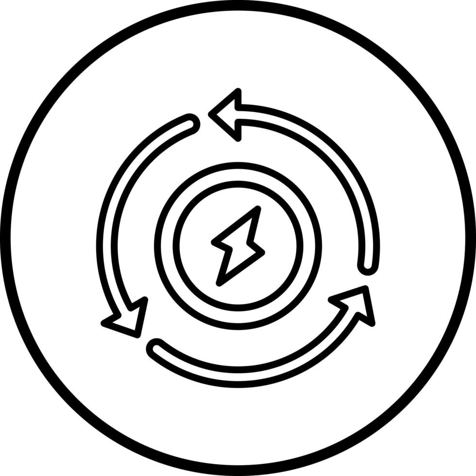 Eco Energy Vector Icon Style
