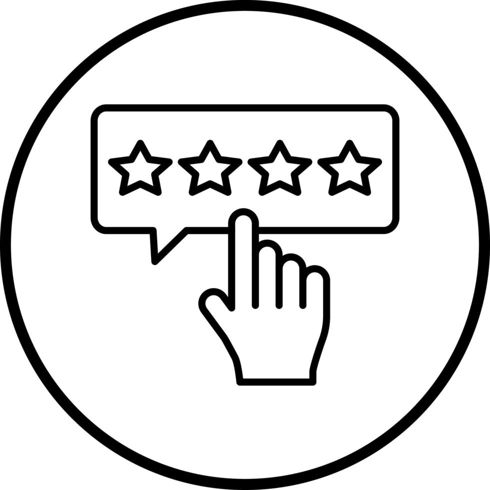 Please Rate Vector Icon Style