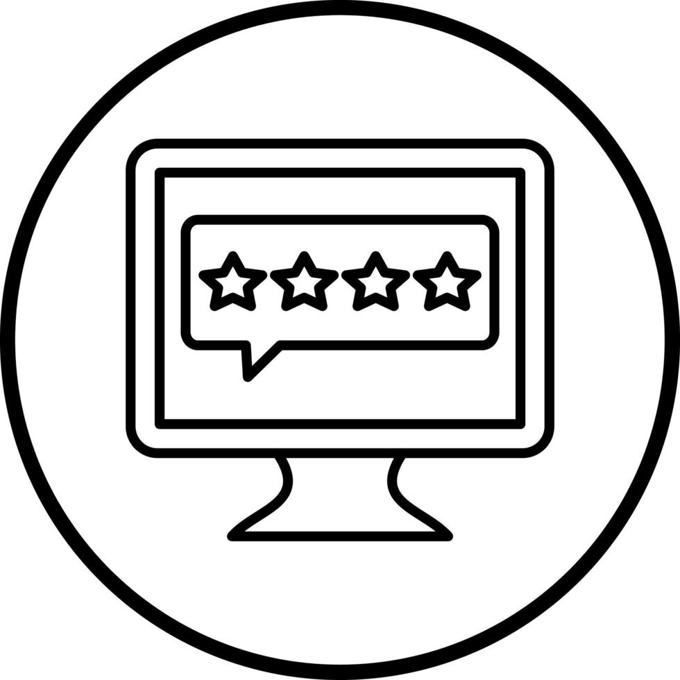 Online Rating Vector Icon Style