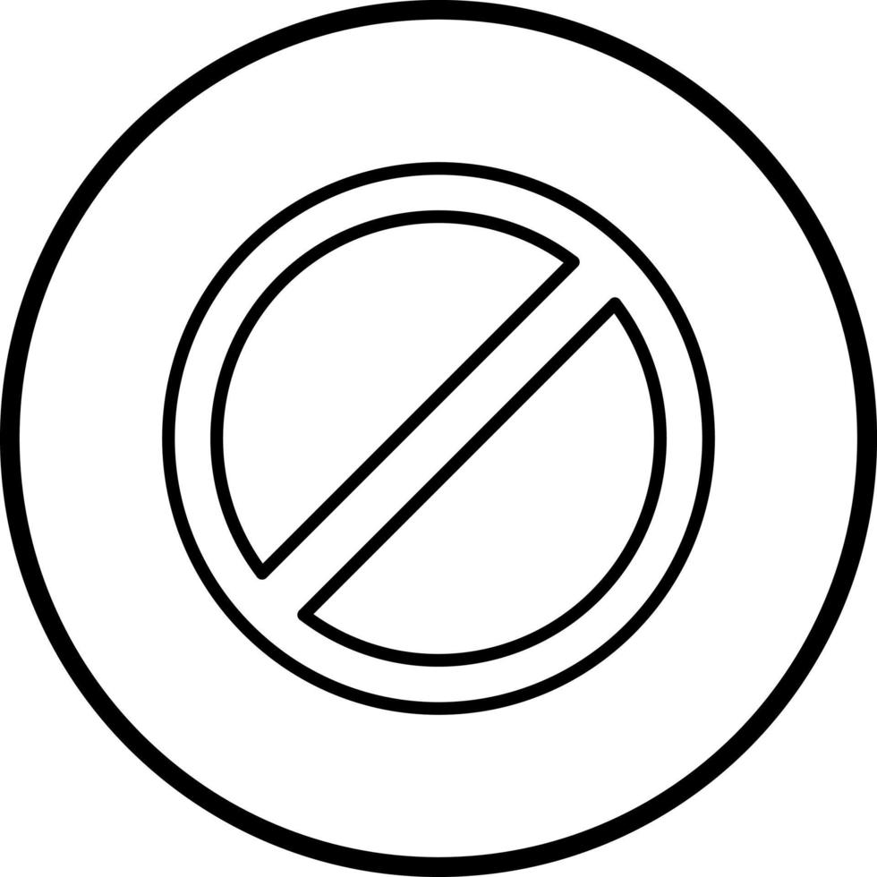 No Vector Icon Style