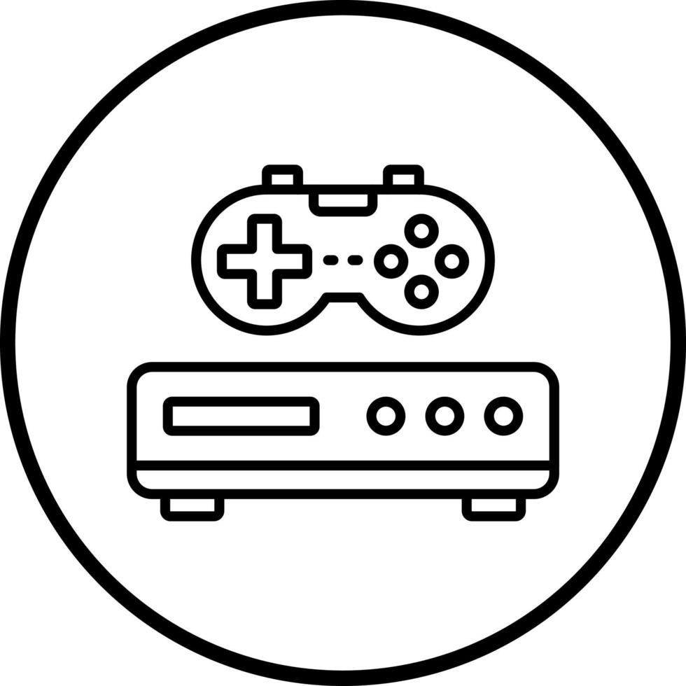 Game Console Vector Icon Style