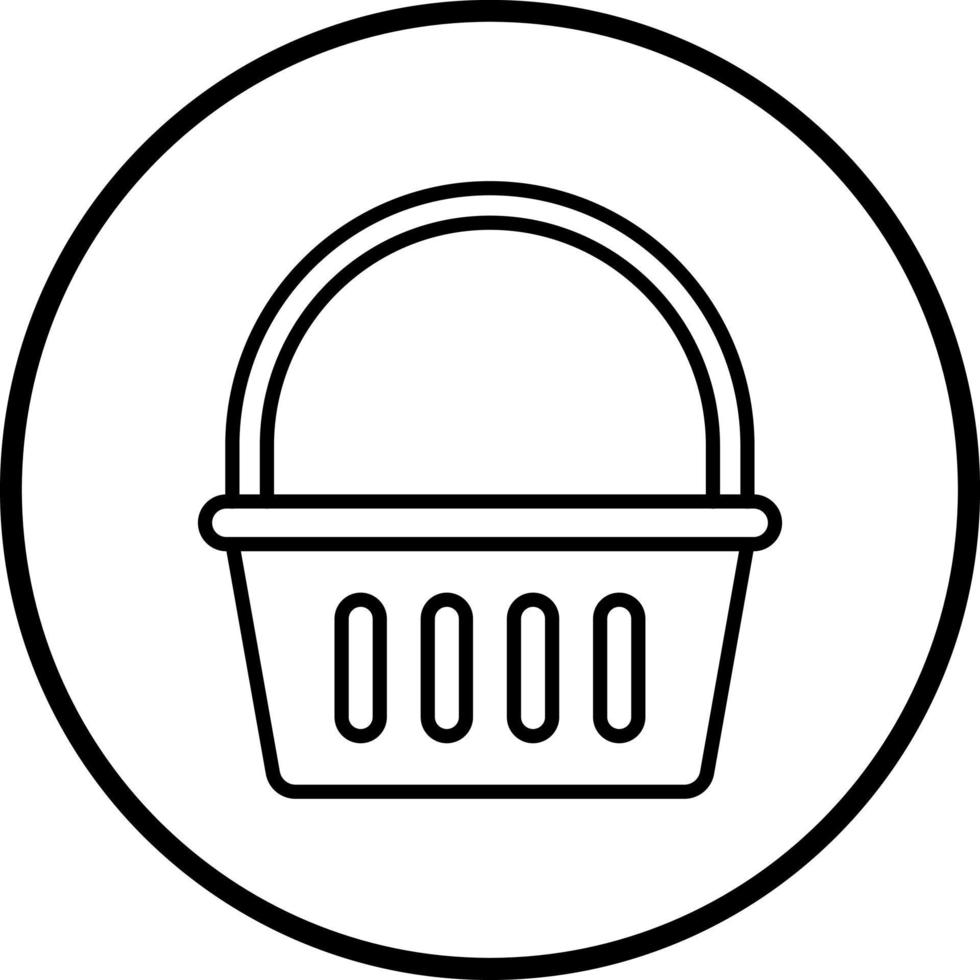 Shopping Basket Vector Icon Style