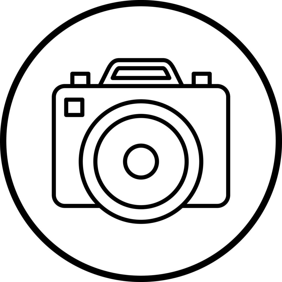 Vector Design Dslr Camera Vector Icon Style