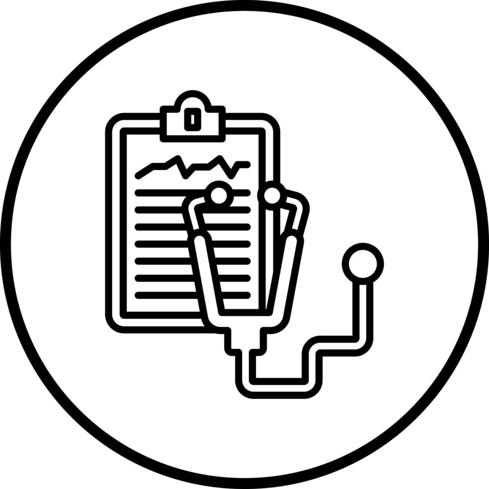Vector Design Diagnosis Vector Icon Style