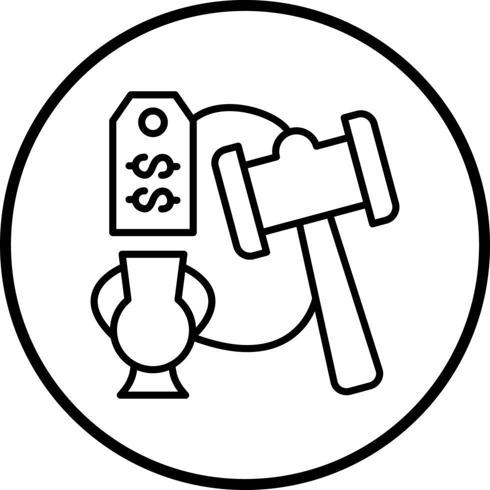 Vector Design Reserve Bid Auction Vector Icon Style