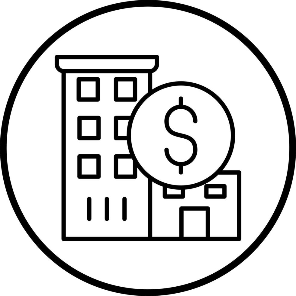 Hotel Budgeting Vector Icon Style