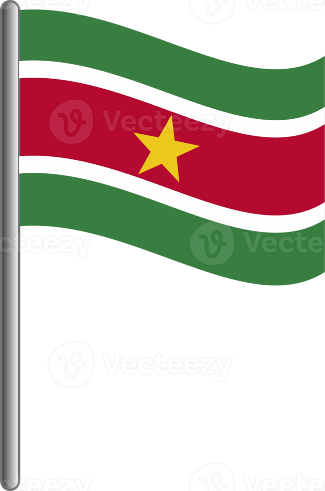 Suriname vlag PNG