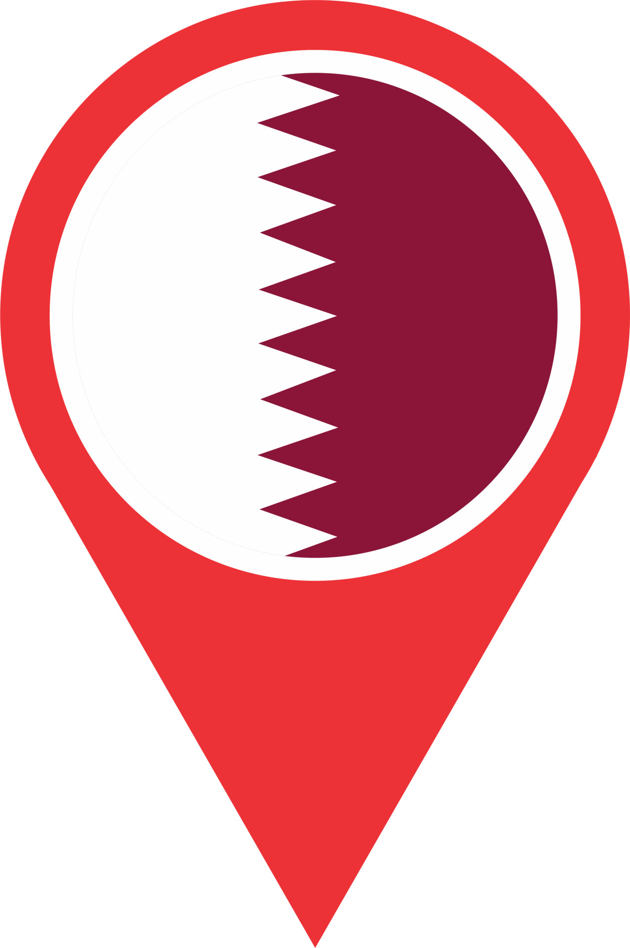 Free Katar bandera alfiler mapa ubicación 22119036 PNG with Transparent