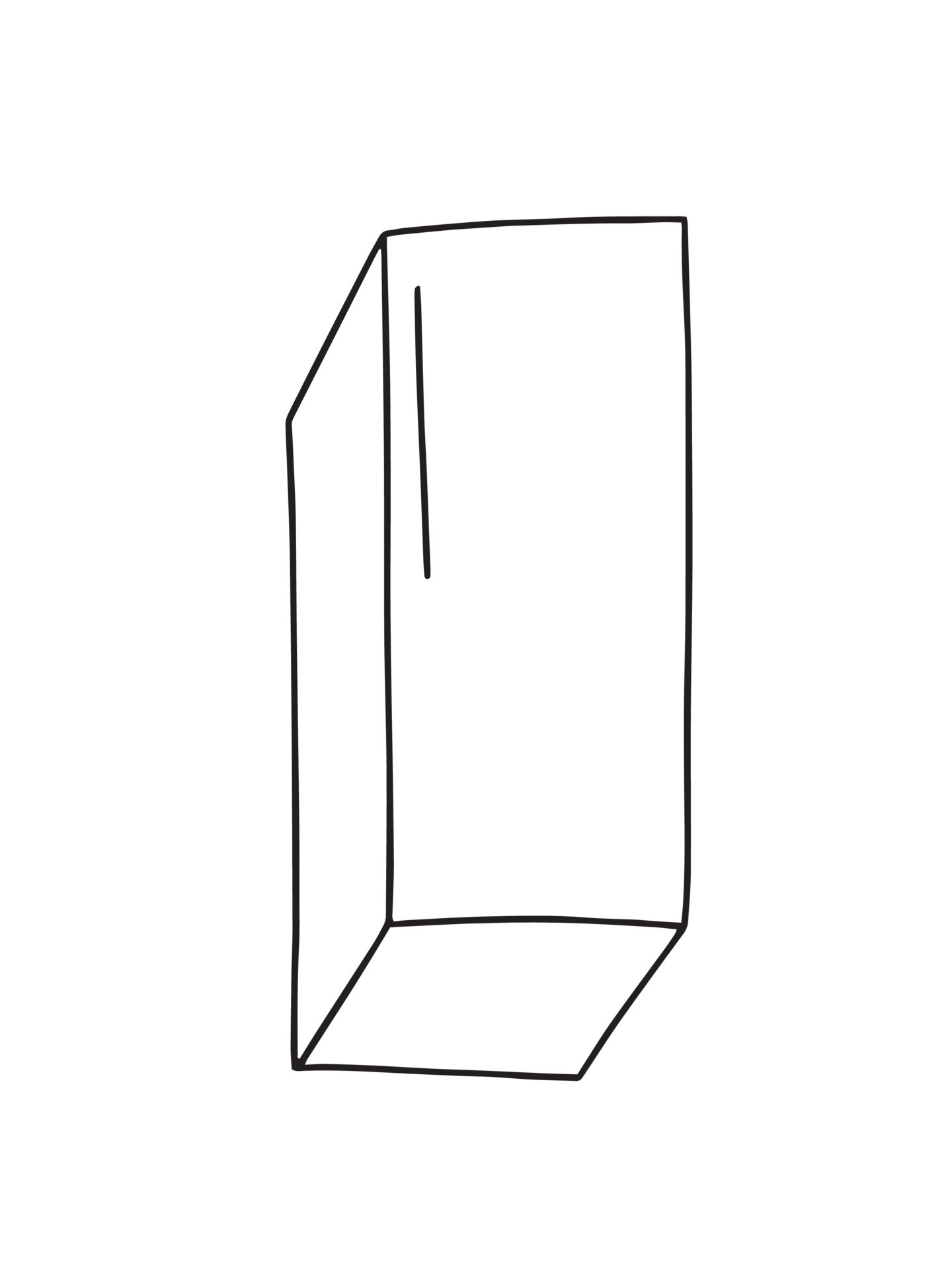 Vector nail buffer doodle illustration. Hand drawn pedicure and