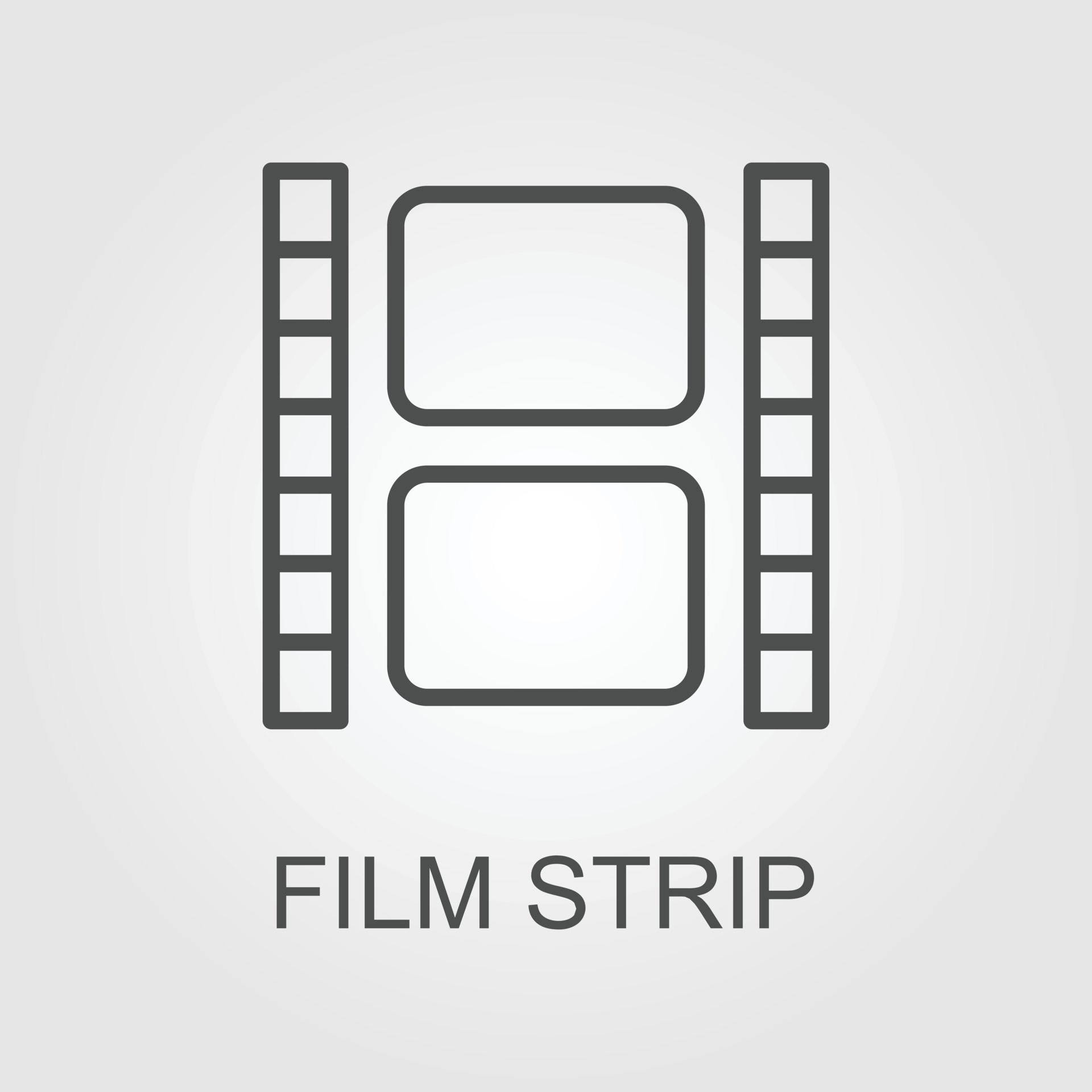 Video tape photo film strip frame vector 22119113 Vector Art at Vecteezy