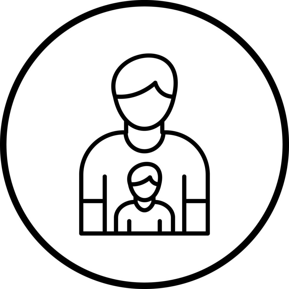 Model Male Vector Icon Style