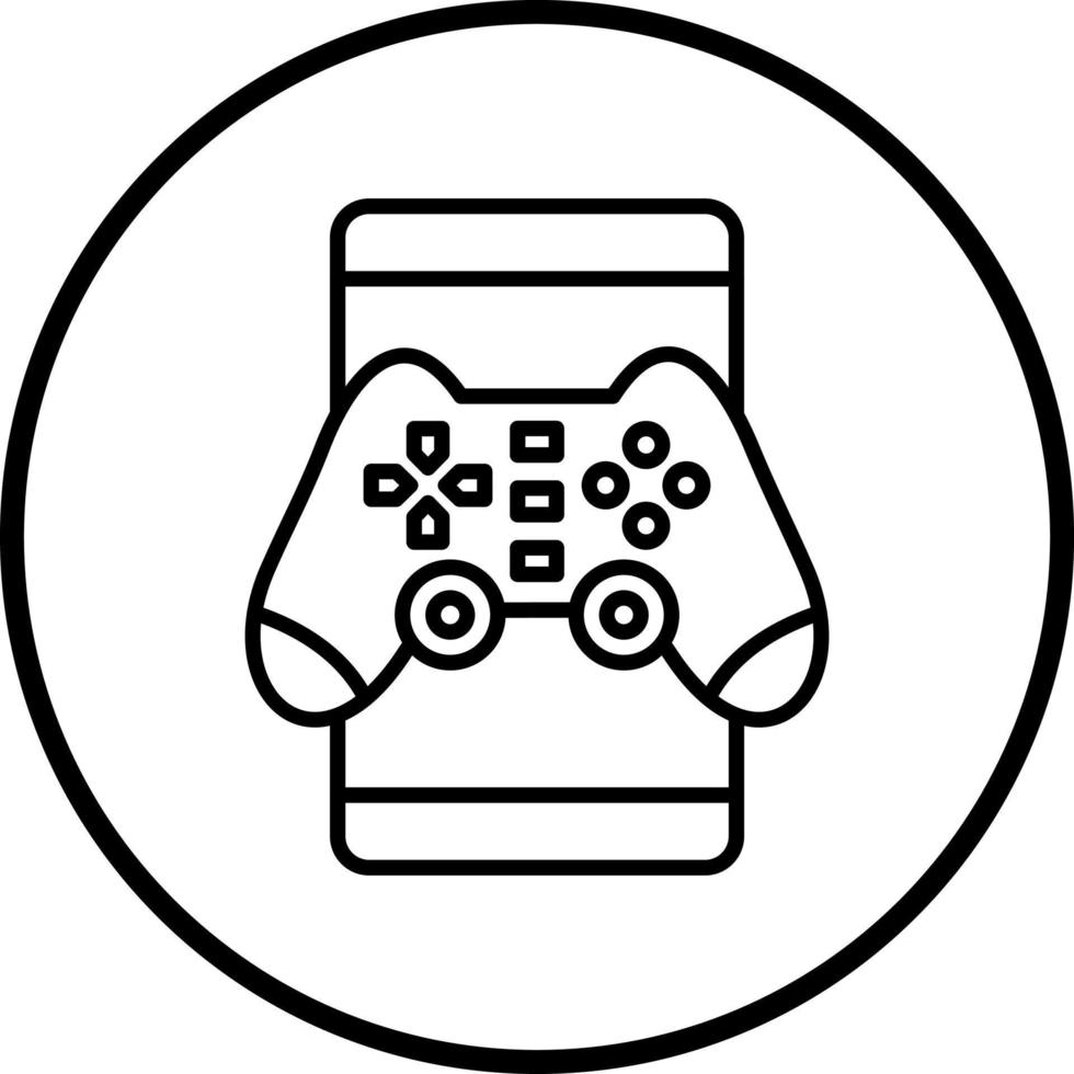 Mobile Gaming Vector Icon Style