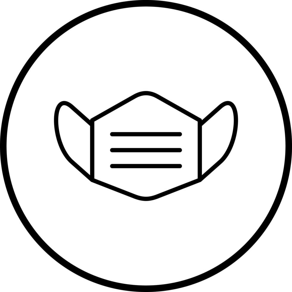 Face Mask Vector Icon Style 22119345 Vector Art at Vecteezy