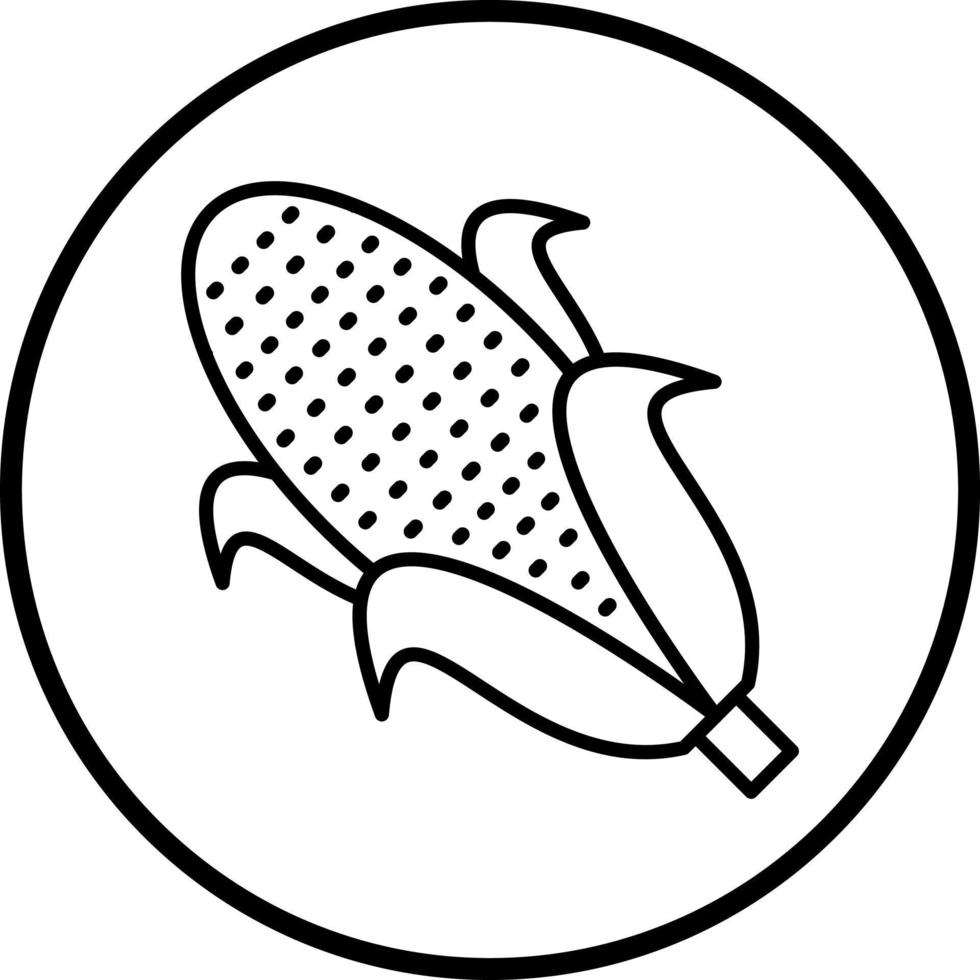 Corn Vector Icon Style
