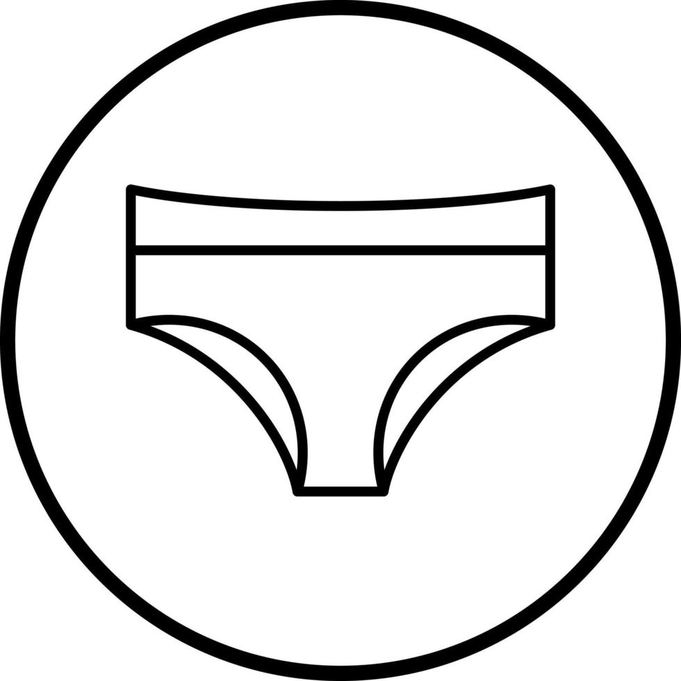 Underwear Vector Icon Style