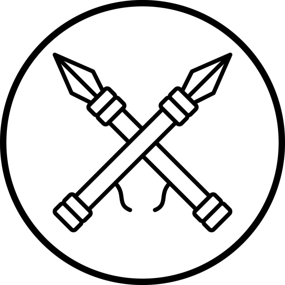Lance Vector Icon Style