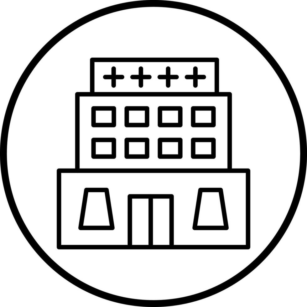 Clinic Vector Icon Style