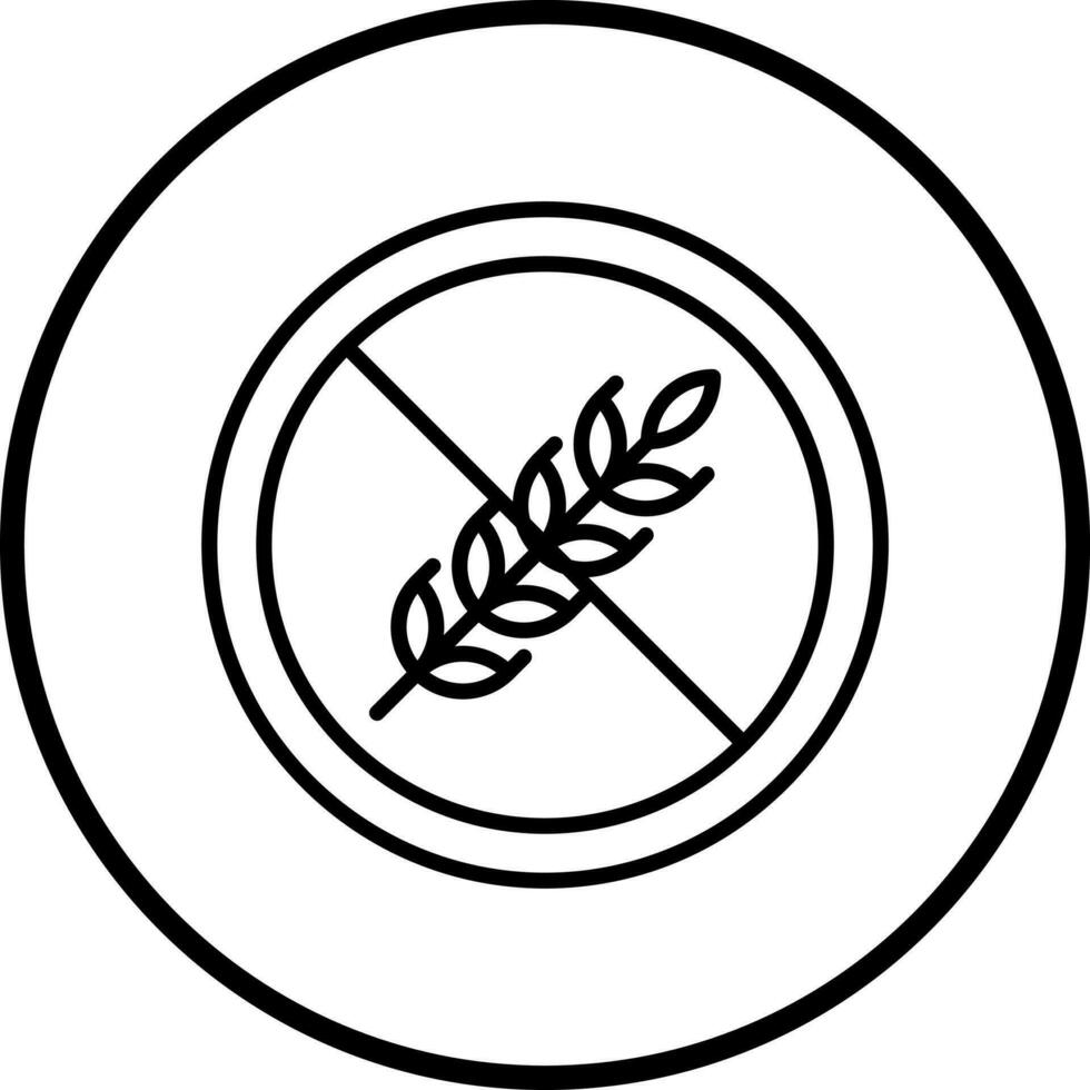 Gluten Free Vector Icon Style