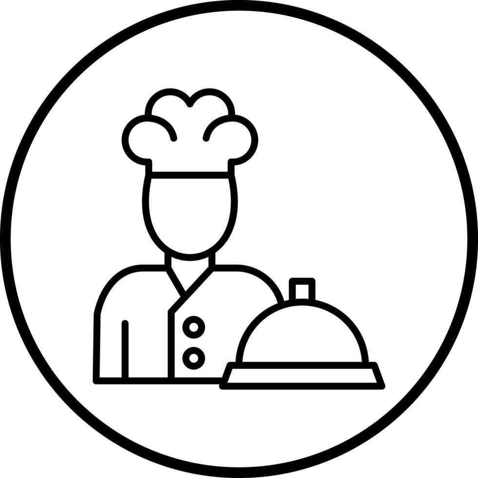 Caterer Vector Icon Style