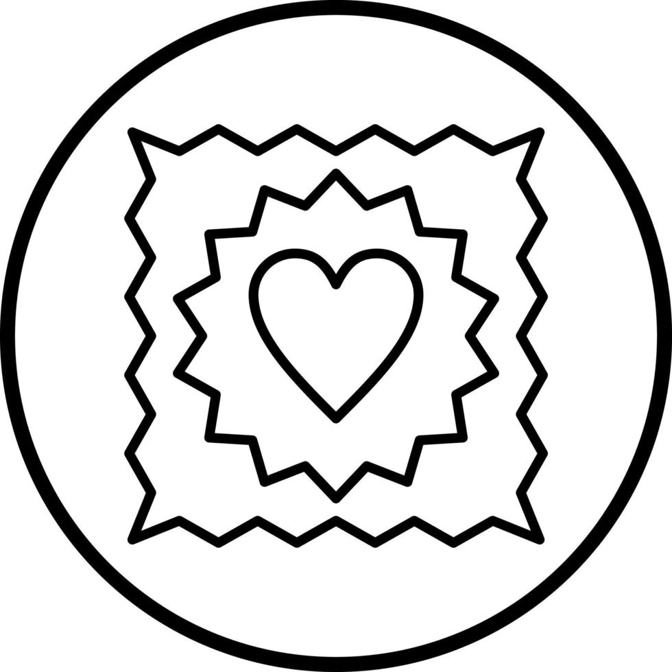 Charity Stamp Vector Icon Style