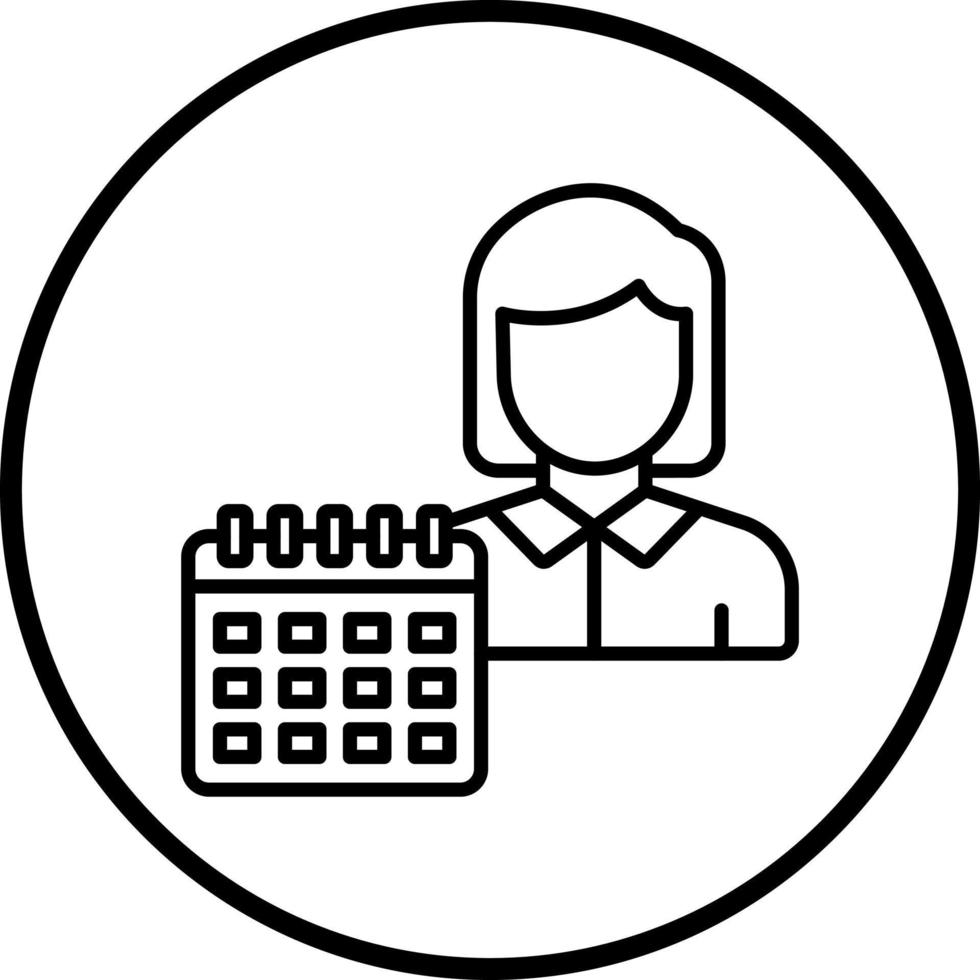 Event Planner Vector Icon Style