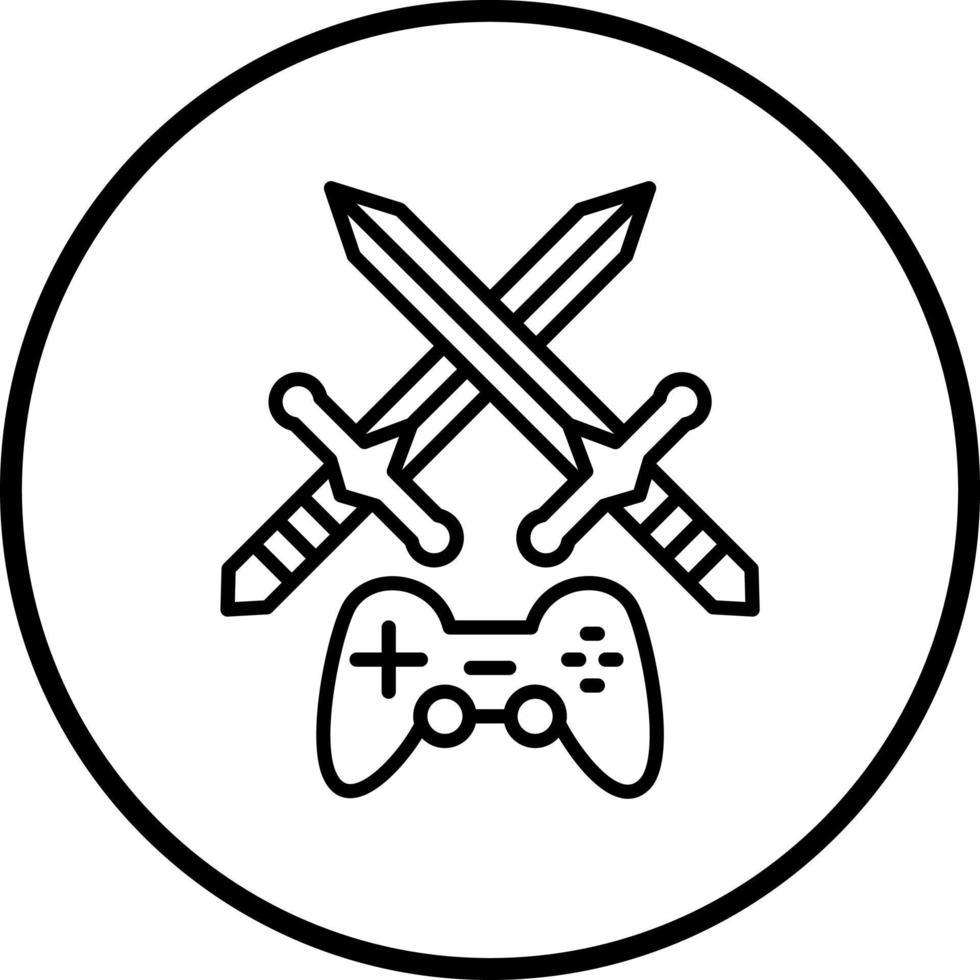 Adventure Game Vector Icon Style