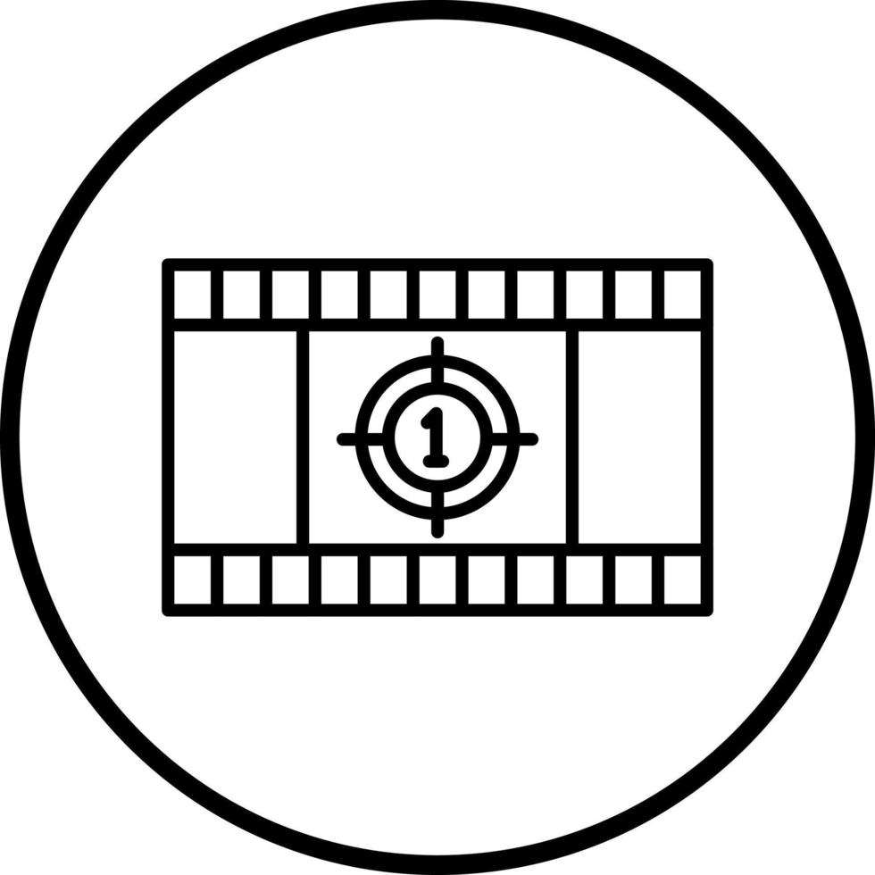 Cinema Countdown Vector Icon Style