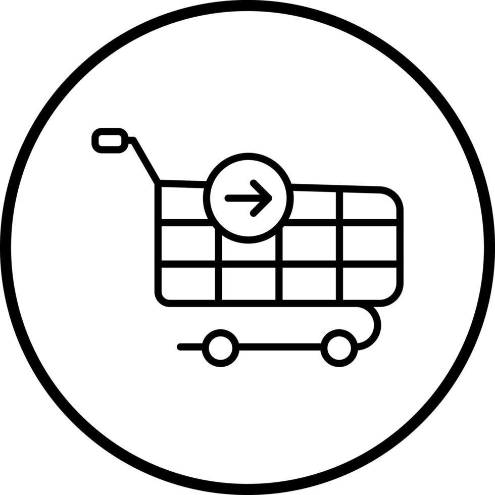Continue Shopping Vector Icon Style