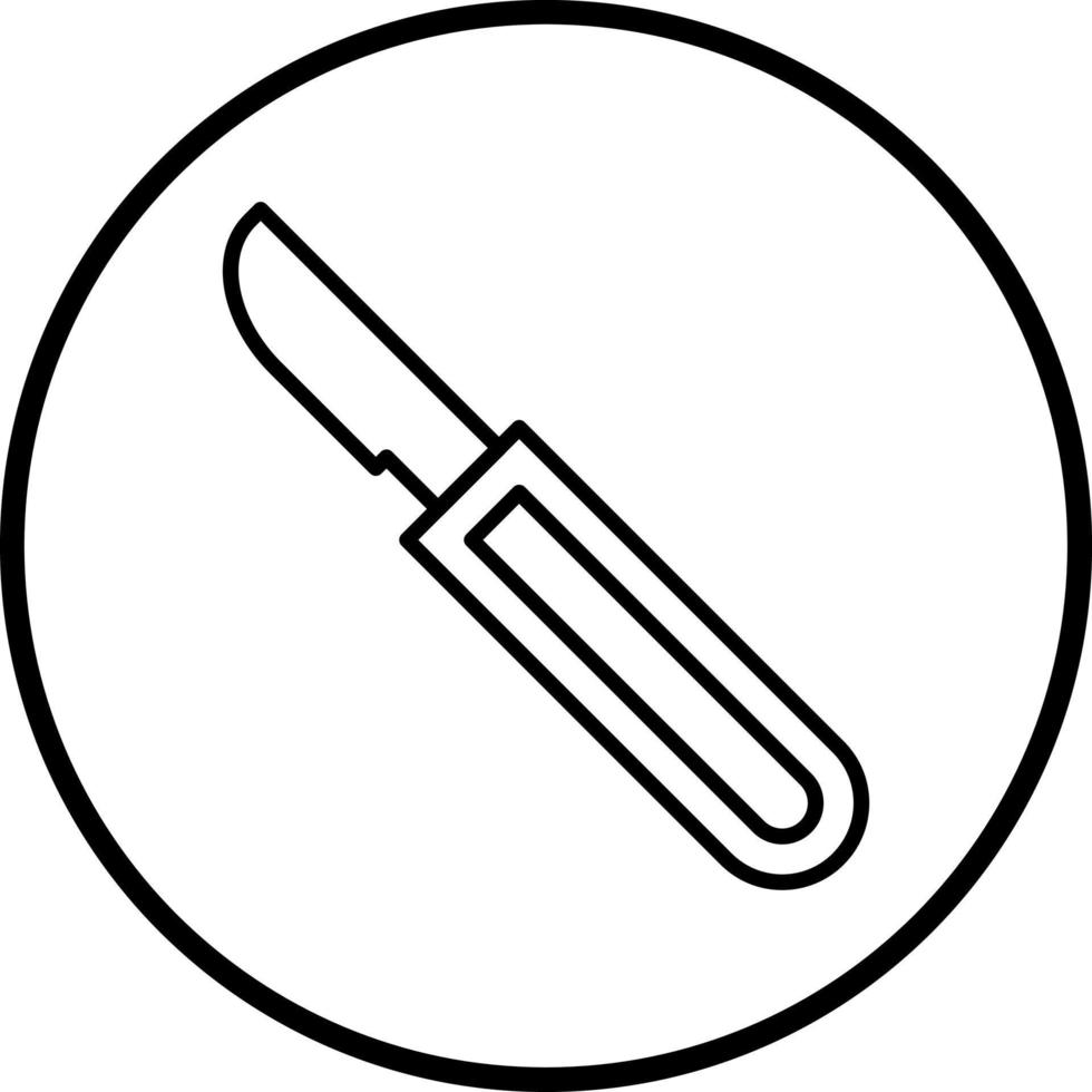 Scalpel Vector Icon Style