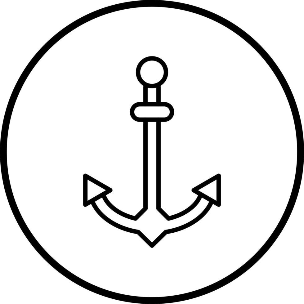 Anchor Vector Icon Style