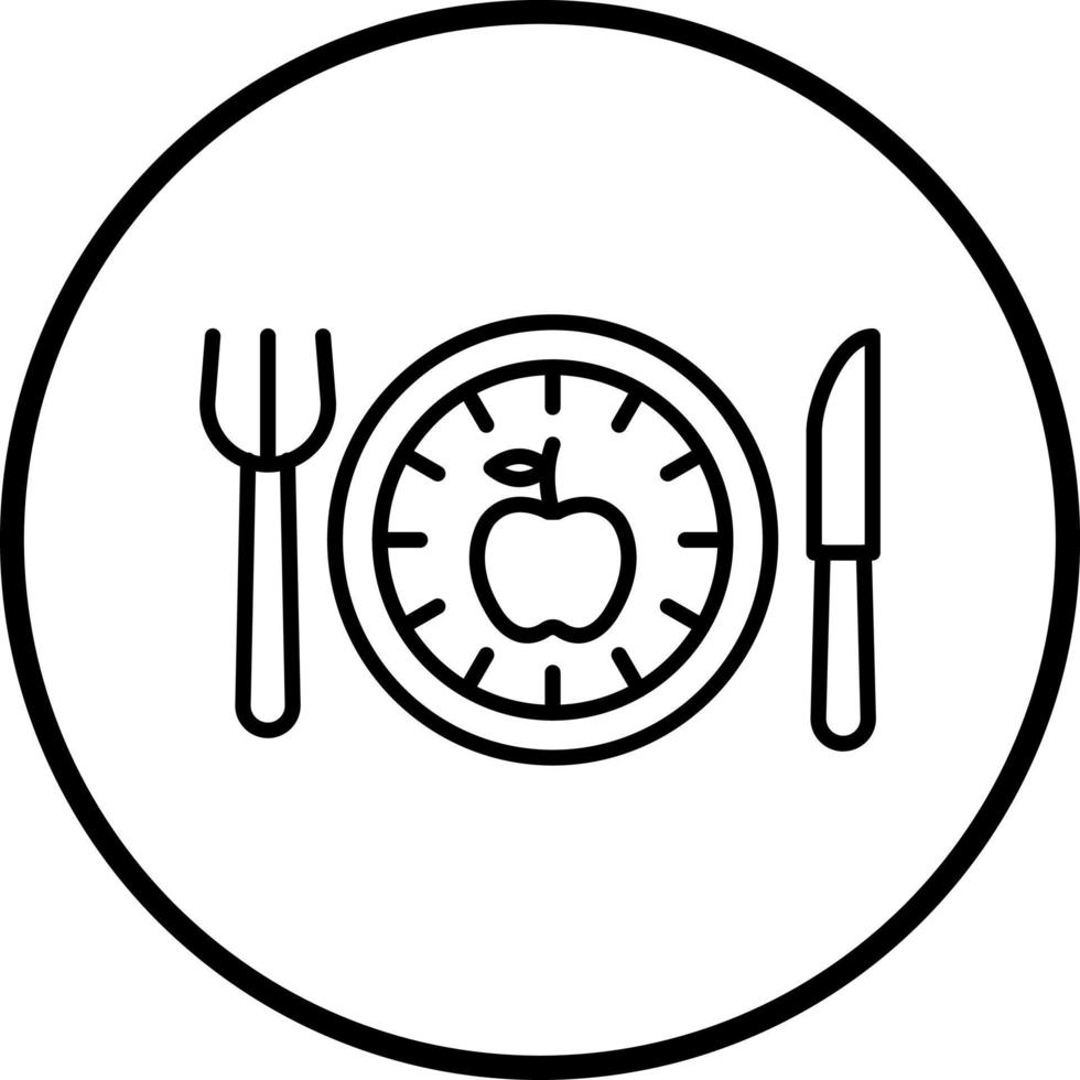 Eating Quickly Vector Icon Style