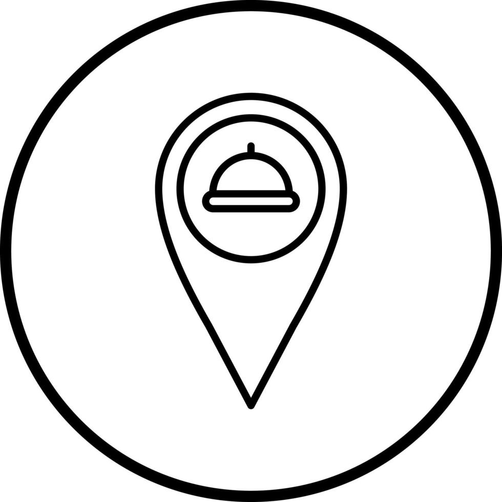 Vector Design Restaurant Location Vector Icon Style