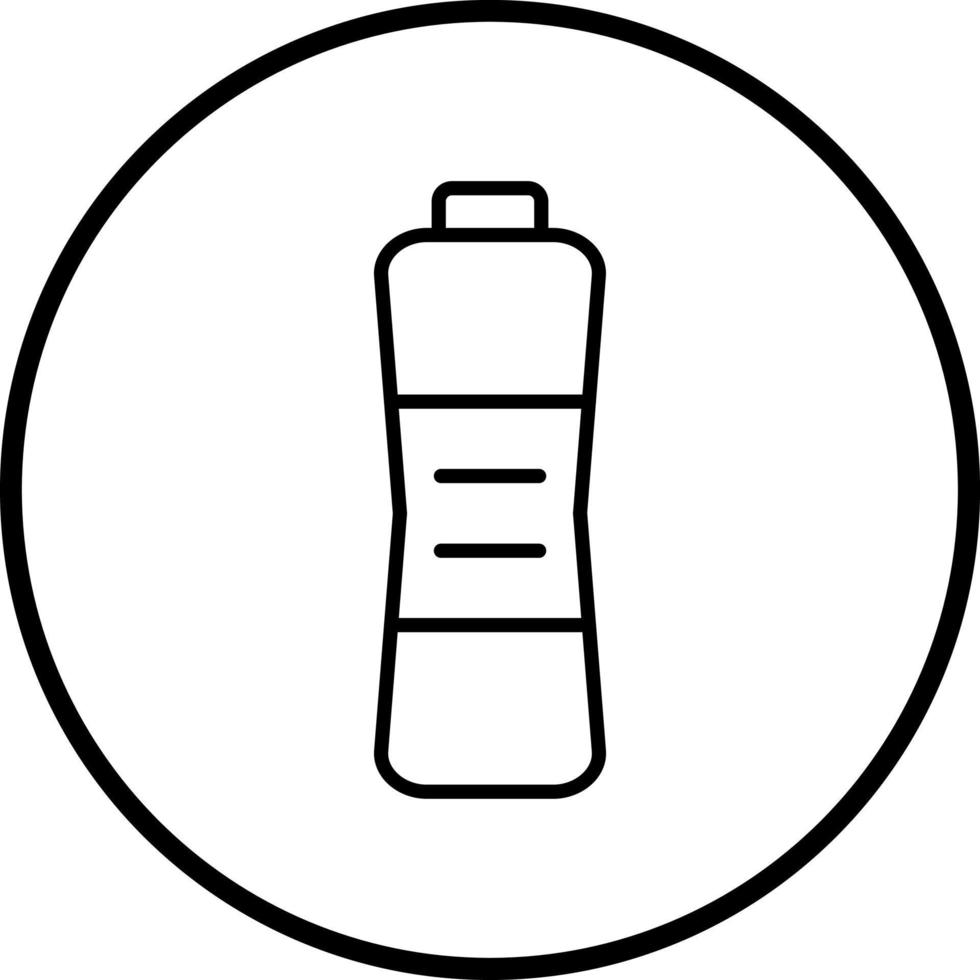 Water Bottle Vector Icon Style