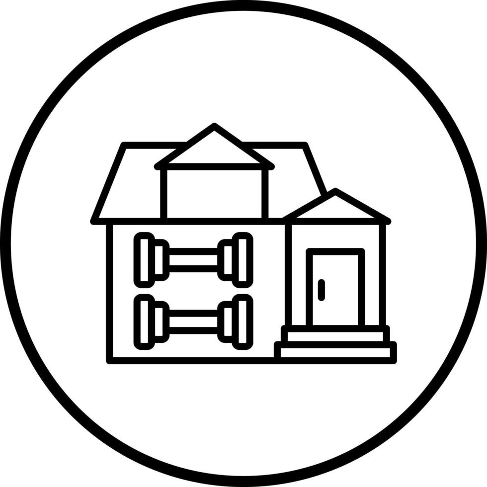 Home Workout Vector Icon Style
