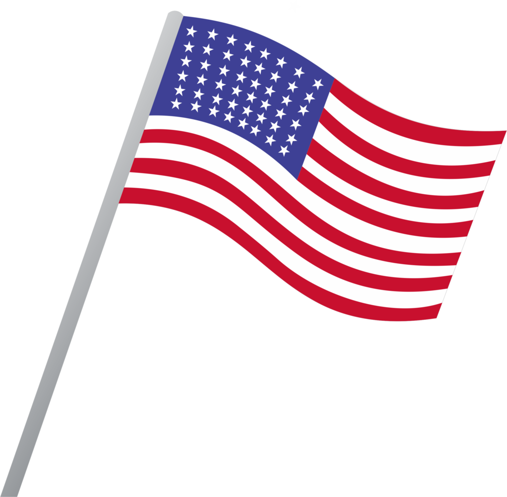 Amerikaans vlag icoon PNG