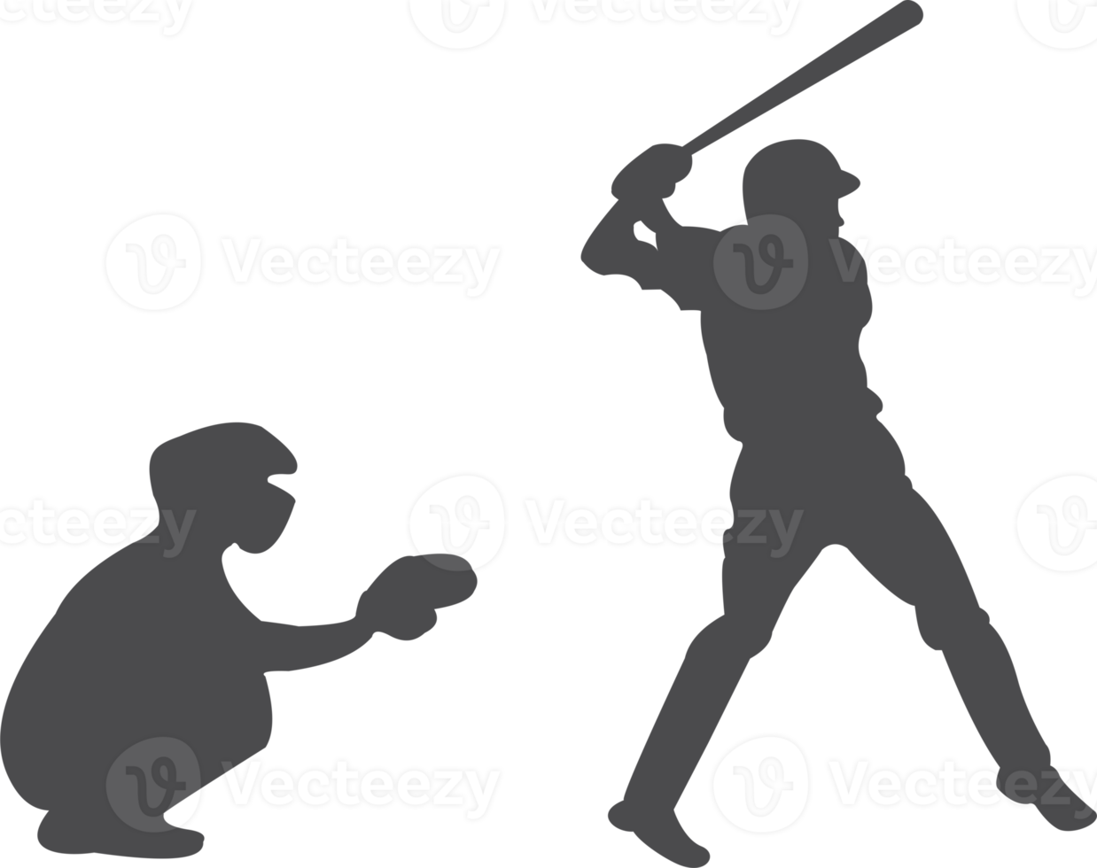 Baseball player  silhouette team png