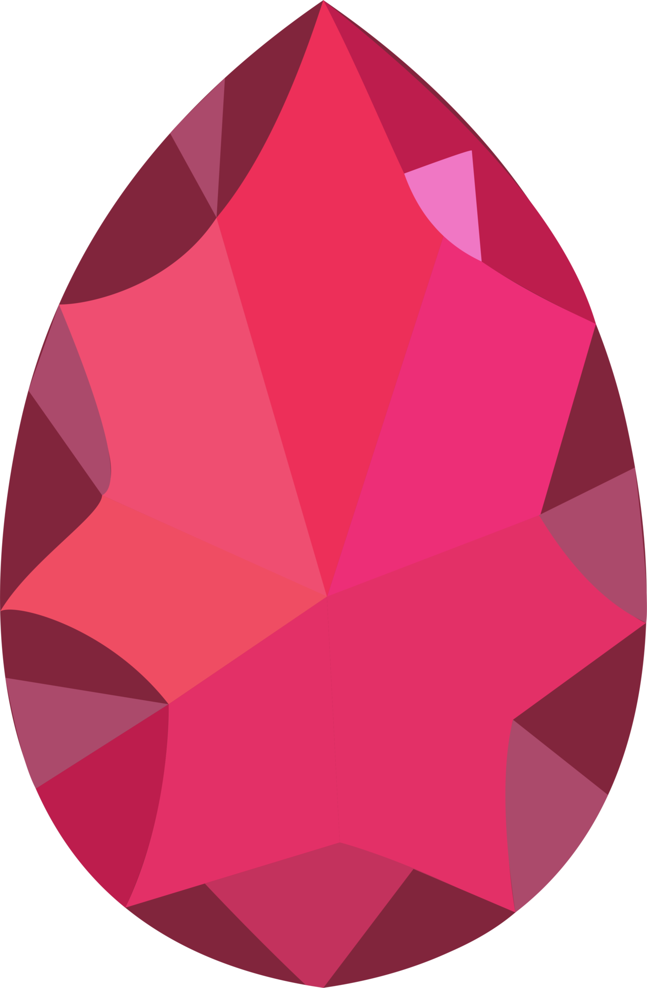 Free Red gemstone pear shape PNG 22120402 PNG with Transparent Background