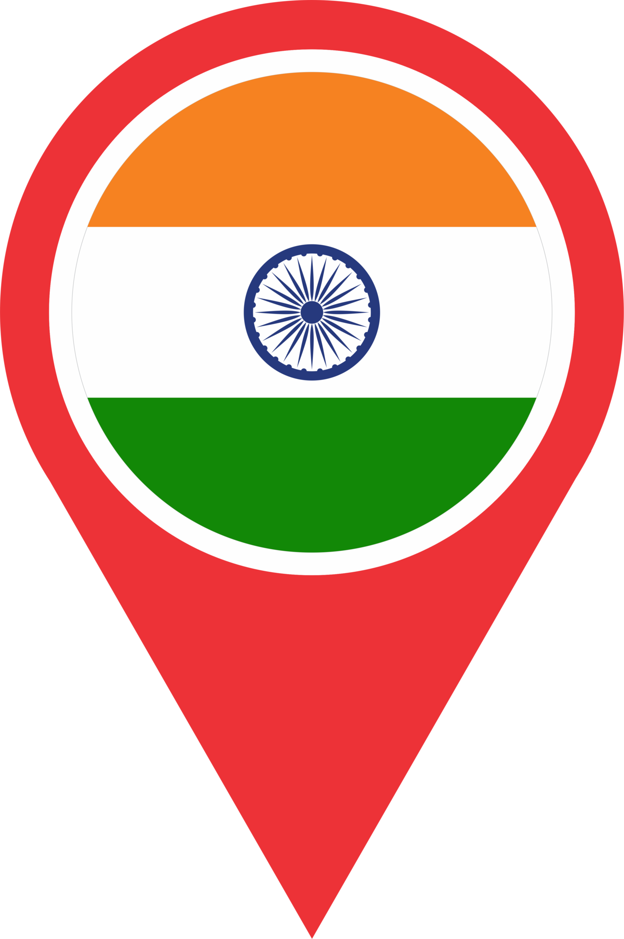 Índia bandeira PIN mapa localização png 22120415 PNG