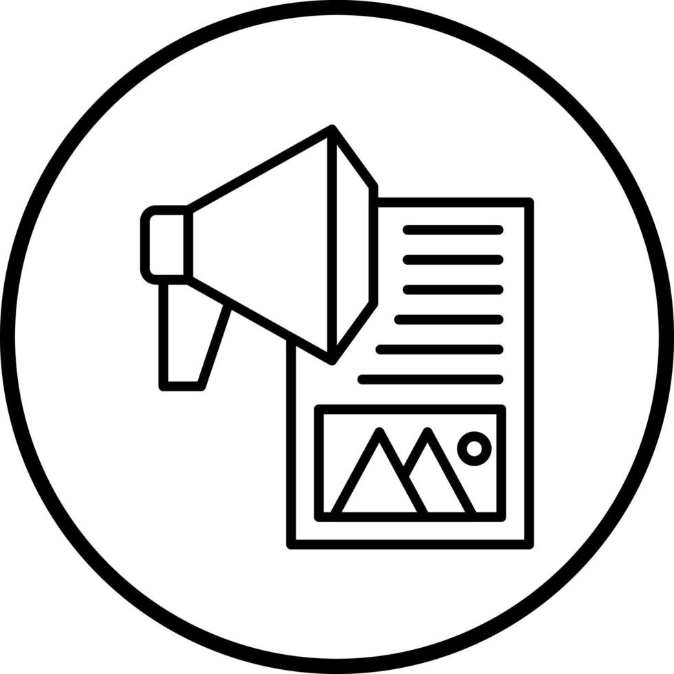Content Marketing Vector Icon Style