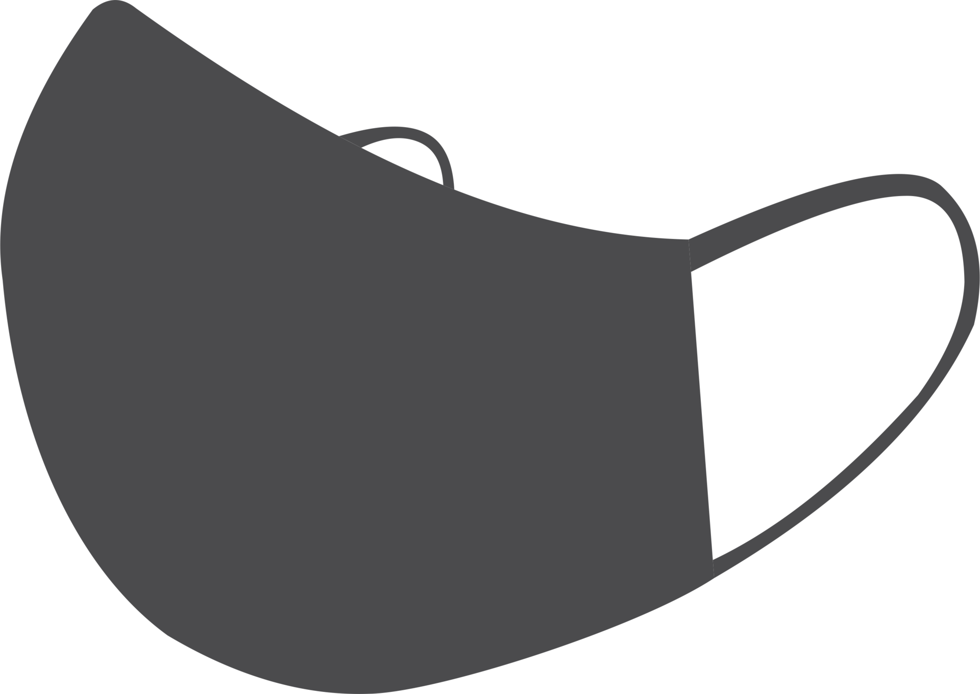 Black mask PNG 22120606 PNG