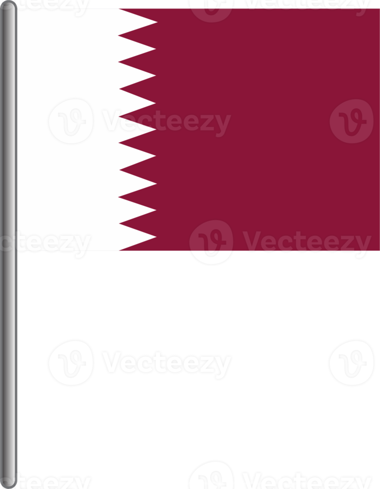 Qatar flag PNG