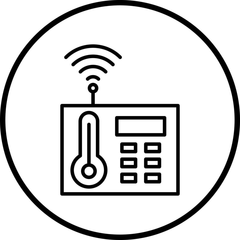Thermostat Vector Icon Style