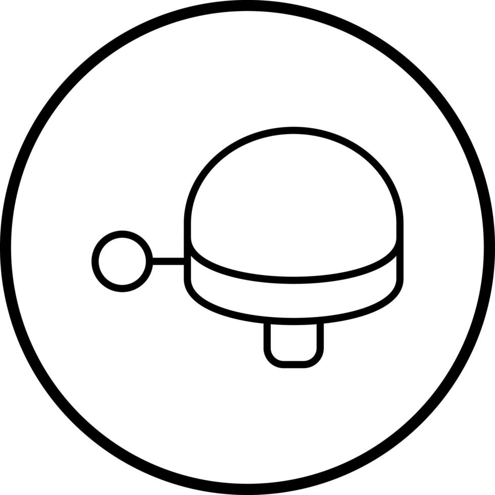 Cycle Bell Vector Icon Style