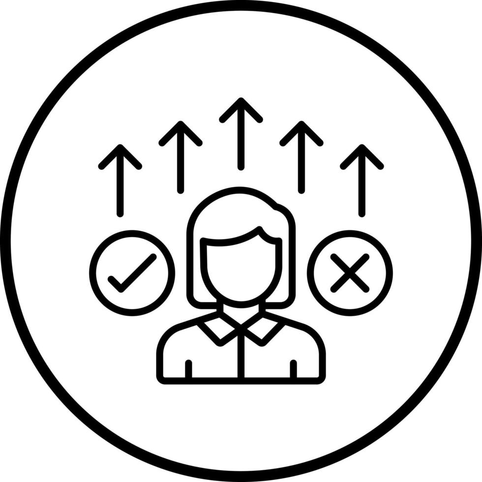 Decision Maker Vector Icon Style