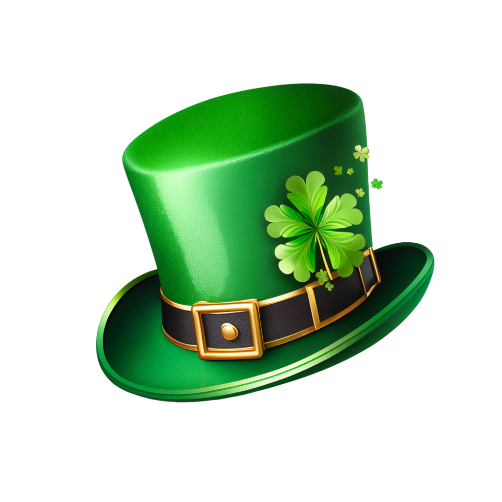 3d Stereo Cartoon Clover St Patricks Day Hat Model png