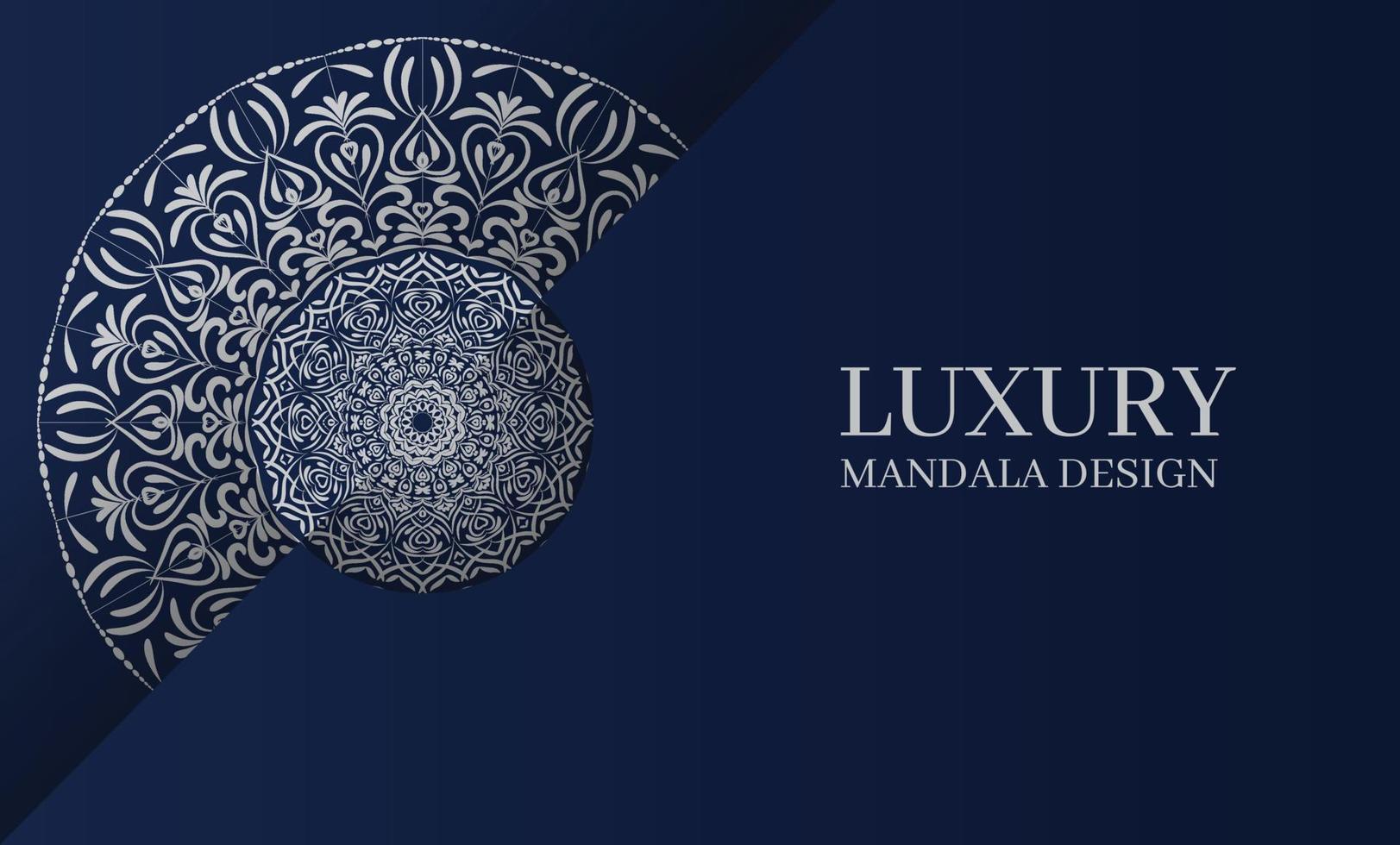 Mandala Luxury Background Design Template vector